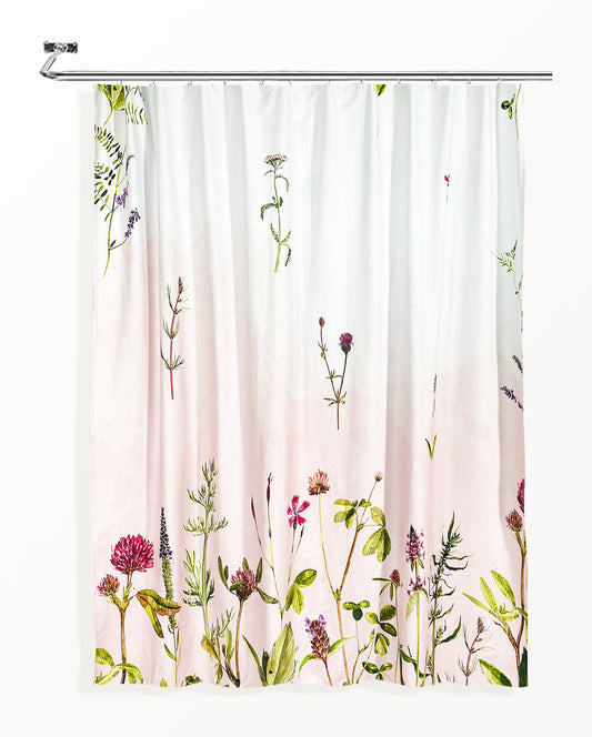 Flowers Shower Curtain with 72x72 Inch Modern