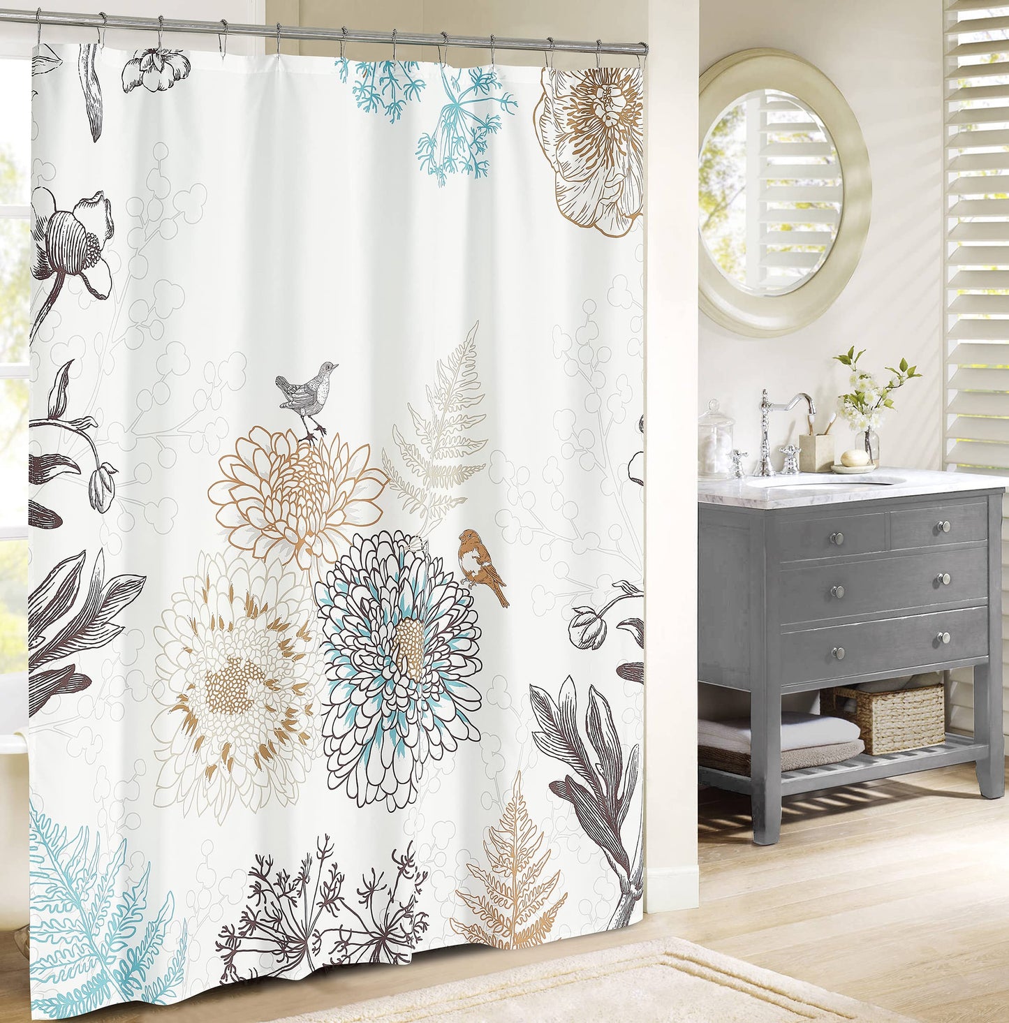 72x72 modern cute shower curtain for bathroom fabric shower curtain