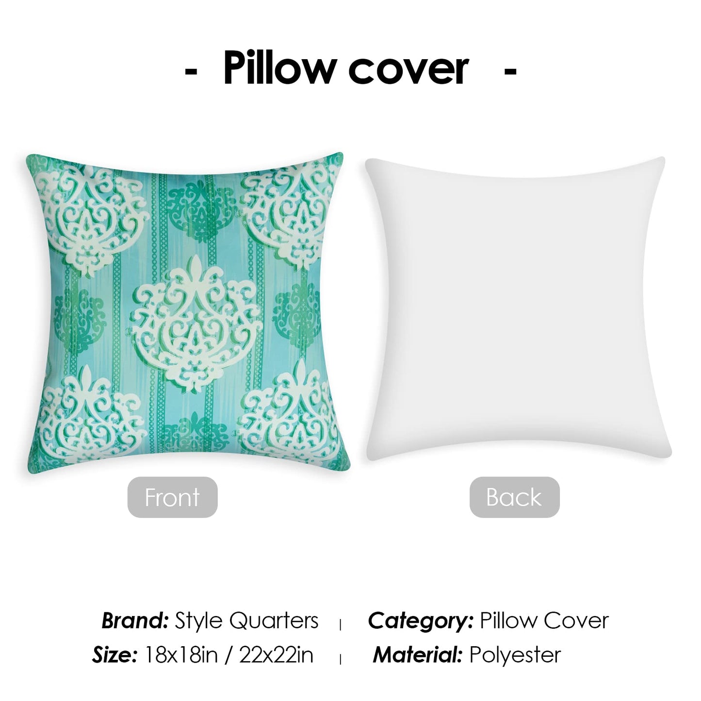 Blue Bird throw pillow covers set of 4 decorative cushion covers