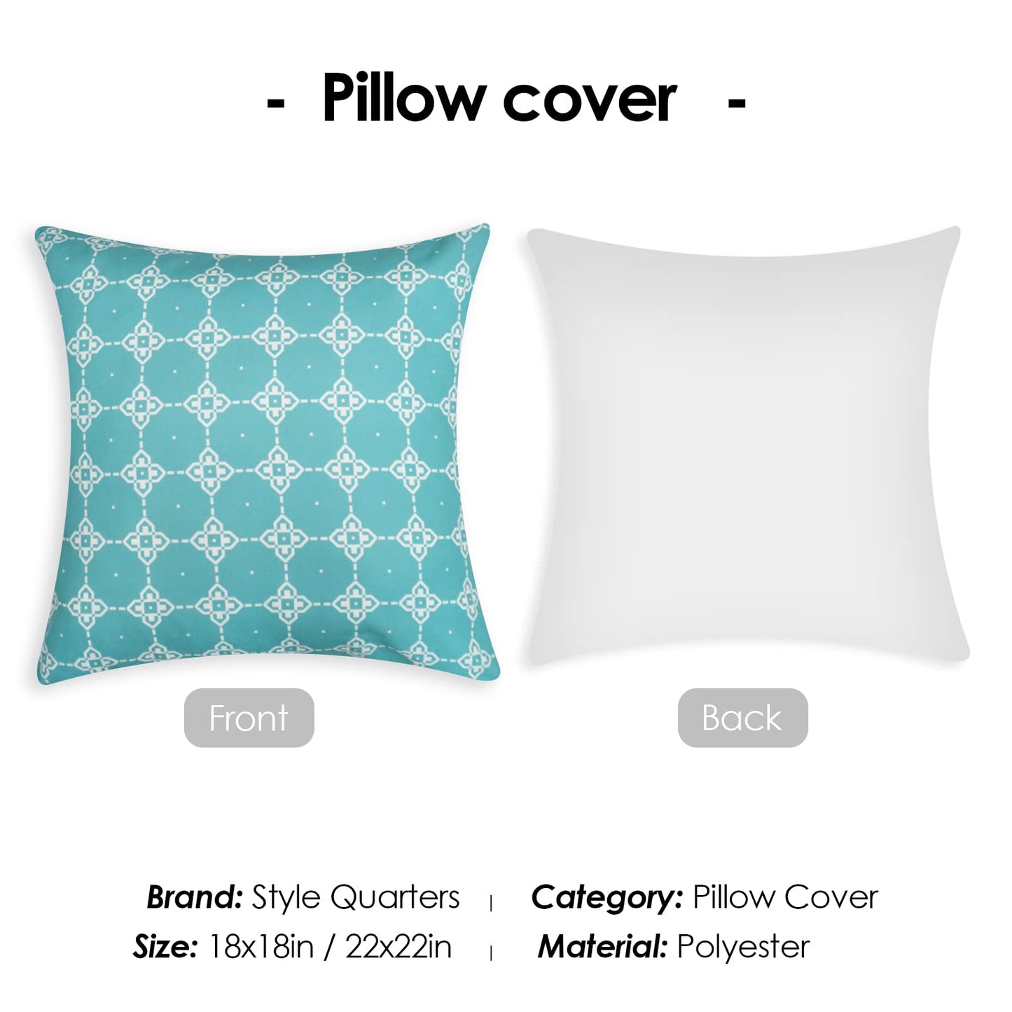 Blue Dot throw pillow covers set of 4 decorative cushion covers