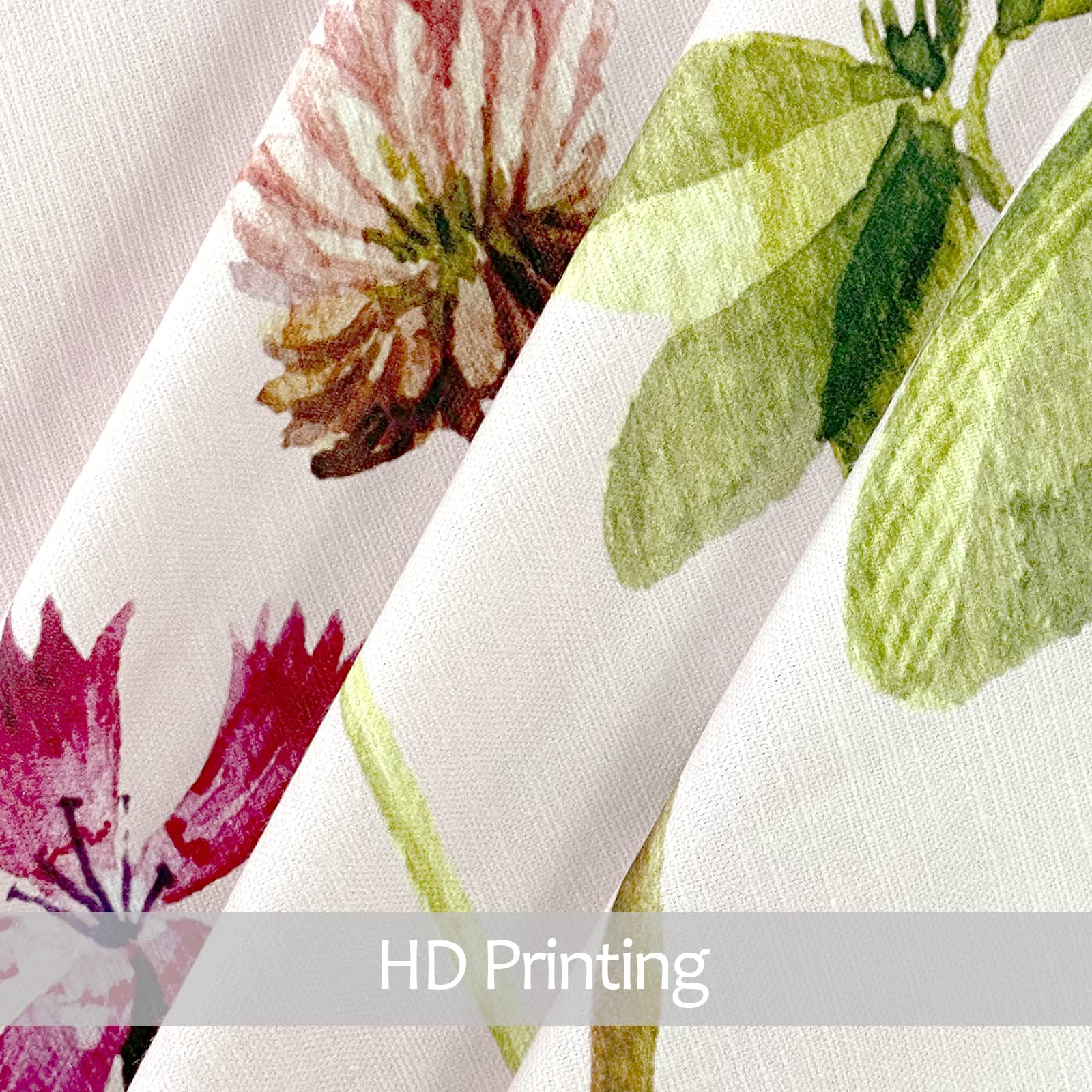 Flowers  Shower Curtain-Beige Shower Curtain with 72x72 Inch Modern Shower Curtains for Bathroom Floral Shower Curtain Fabric Shower Curtain Colorful Shower Curtain - Style Quarters