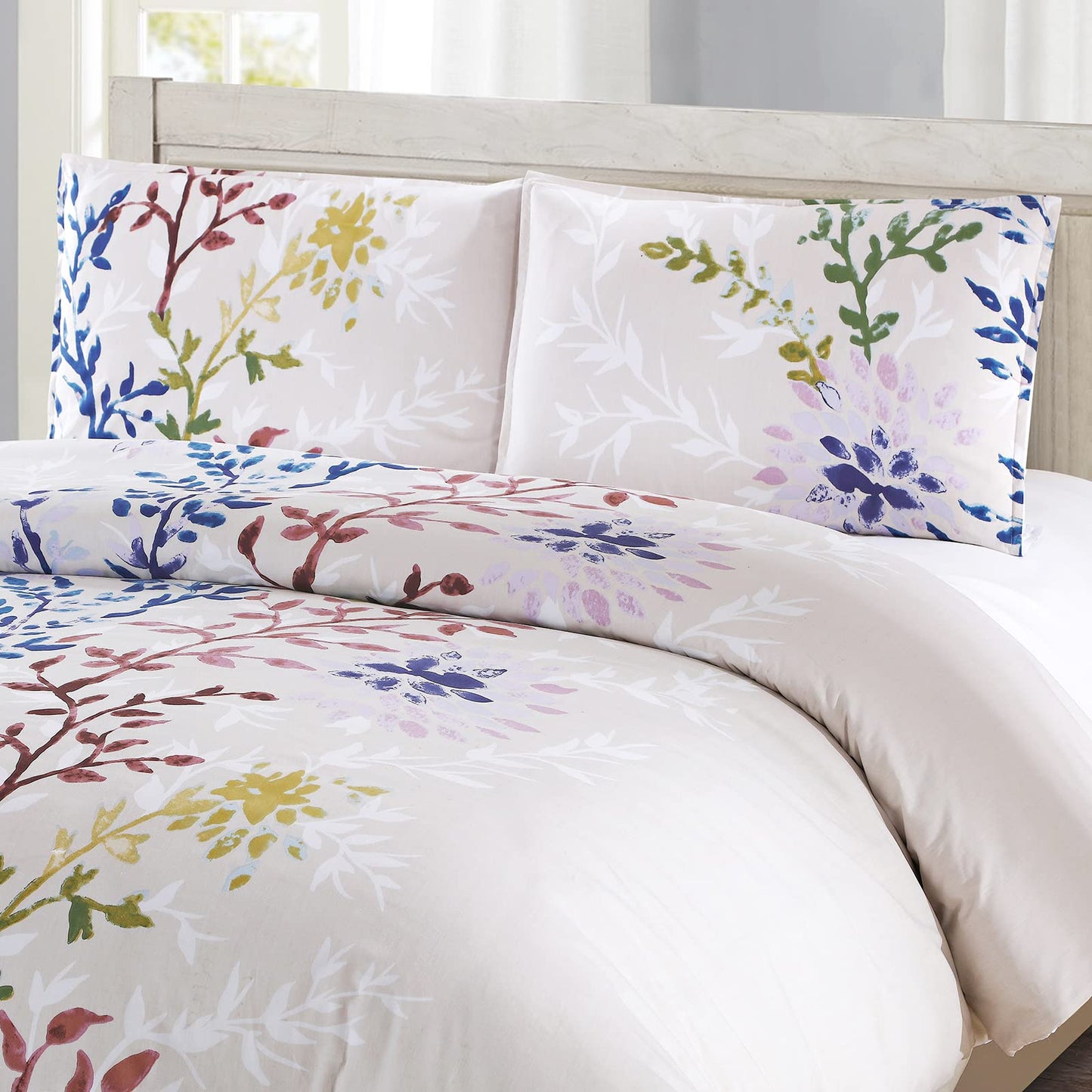 Multicolor Duvet Cover, 3 Pcs Duvet Cover, 100% Cotton Duvet Cover, Include 1 Duvet Cover and 2 Pillow Shams - Style Quarters