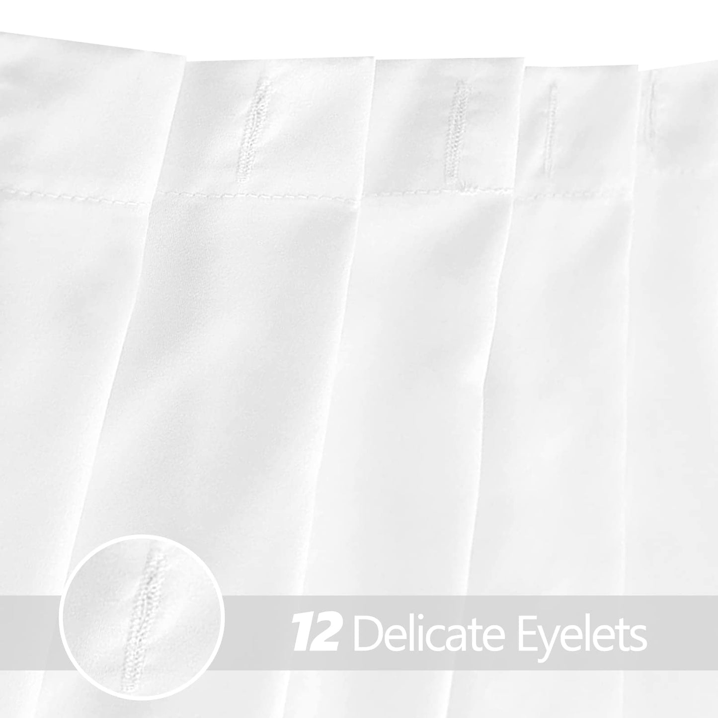 White-1 Shower Curtain-White Shower Curtain Cute Shower Curtains for Bathroom Fabric Shower Curtain 72x72 Inch Shower Curtain Boho Shower Curtain Floral Shower Curtain - Style Quarters