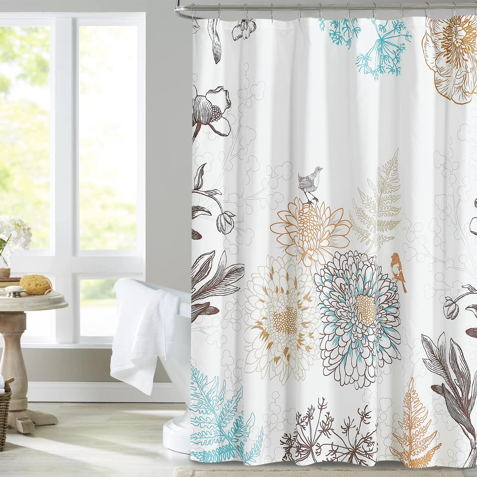 72x72 modern cute shower curtain for bathroom fabric shower