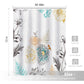Bird Shower Curtain-White Shower Curtain Cute Shower Curtains for Bathroom Fabric Shower Curtain 72x72 Inch Shower Curtain Boho Shower Curtain Floral Shower Curtain - Style Quarters