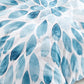Gradient Blue 4 Pcs Comforter Set Includes 1 Comforter, 2 Pillowcases and 1 Decorative Pillow