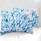 Gradient Blue 4 Pcs Comforter Set Includes 1 Comforter, 2 Pillowcases and 1 Decorative Pillow