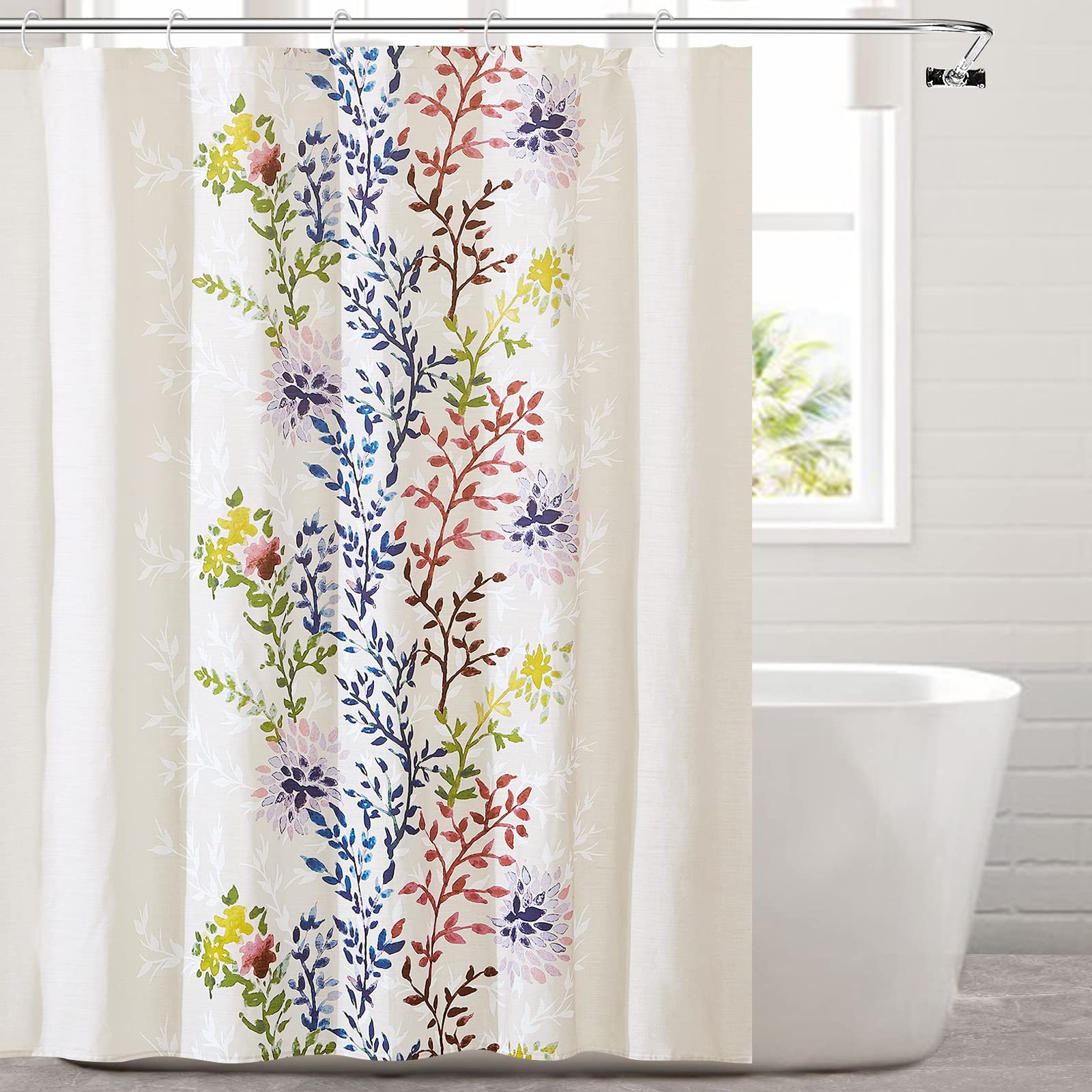 All Colors Shower Curtain-Navy and White Shower Curtain with 72x72 Inch Modern Shower Curtains for Bathroom Blue Shower Curtain Clear Shower Curtain Fabric Shower Curtain Farmhouse Shower Curtain - Style Quarters