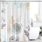 Bird Shower Curtain-White Shower Curtain Cute Shower Curtains for Bathroom Fabric Shower Curtain 72x72 Inch Shower Curtain Boho Shower Curtain Floral Shower Curtain - Style Quarters
