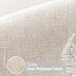 Linen Shower Curtains  for Bathroom Embroidered with Crisp Flowers