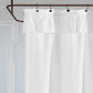 White Ruffle Shower Curtains for Bathroom