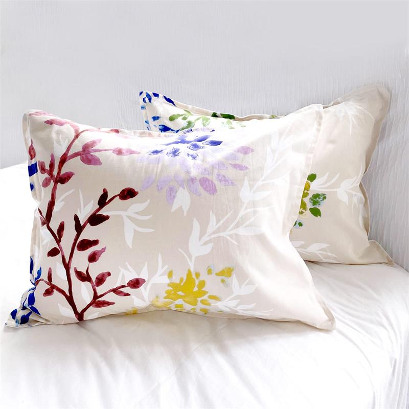 100% Cotton 3 Pieces Duvet Cover set includes 1 Duvet Cover and 2 Pillowcases